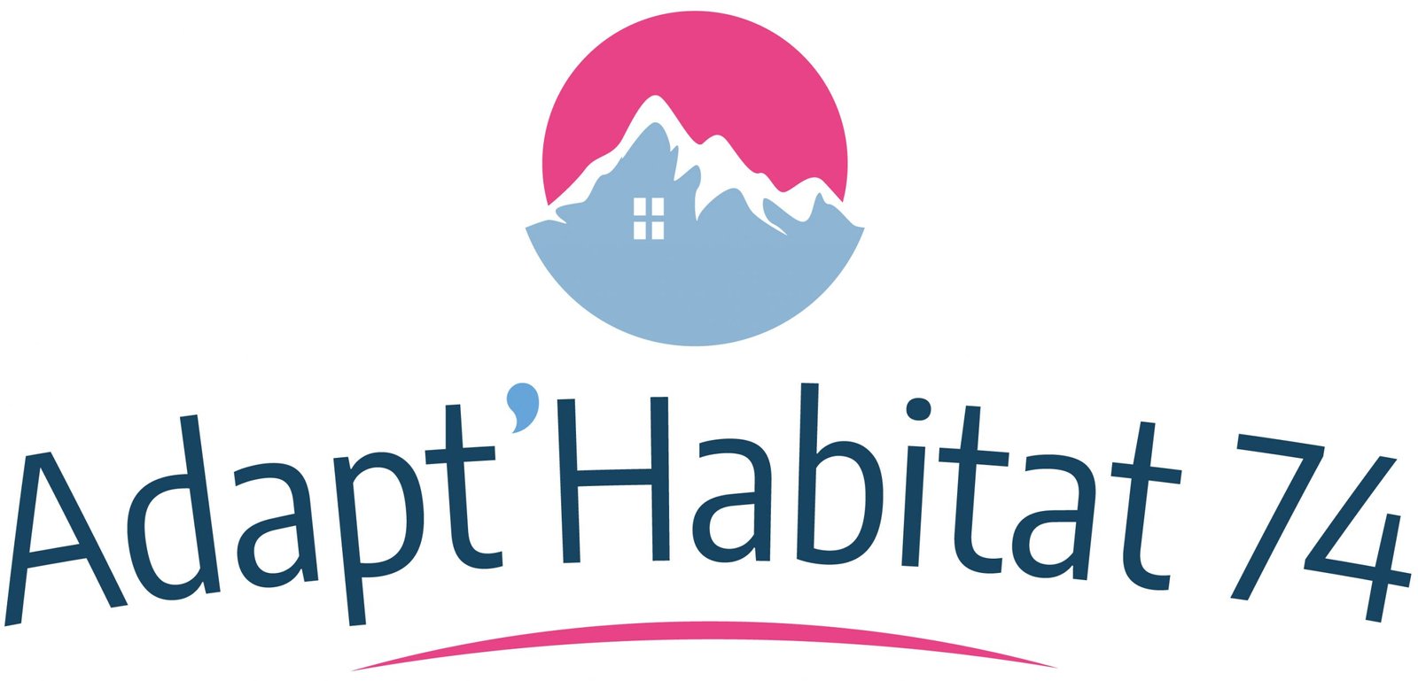 logo adapt'habitat 74 la roche sur coron