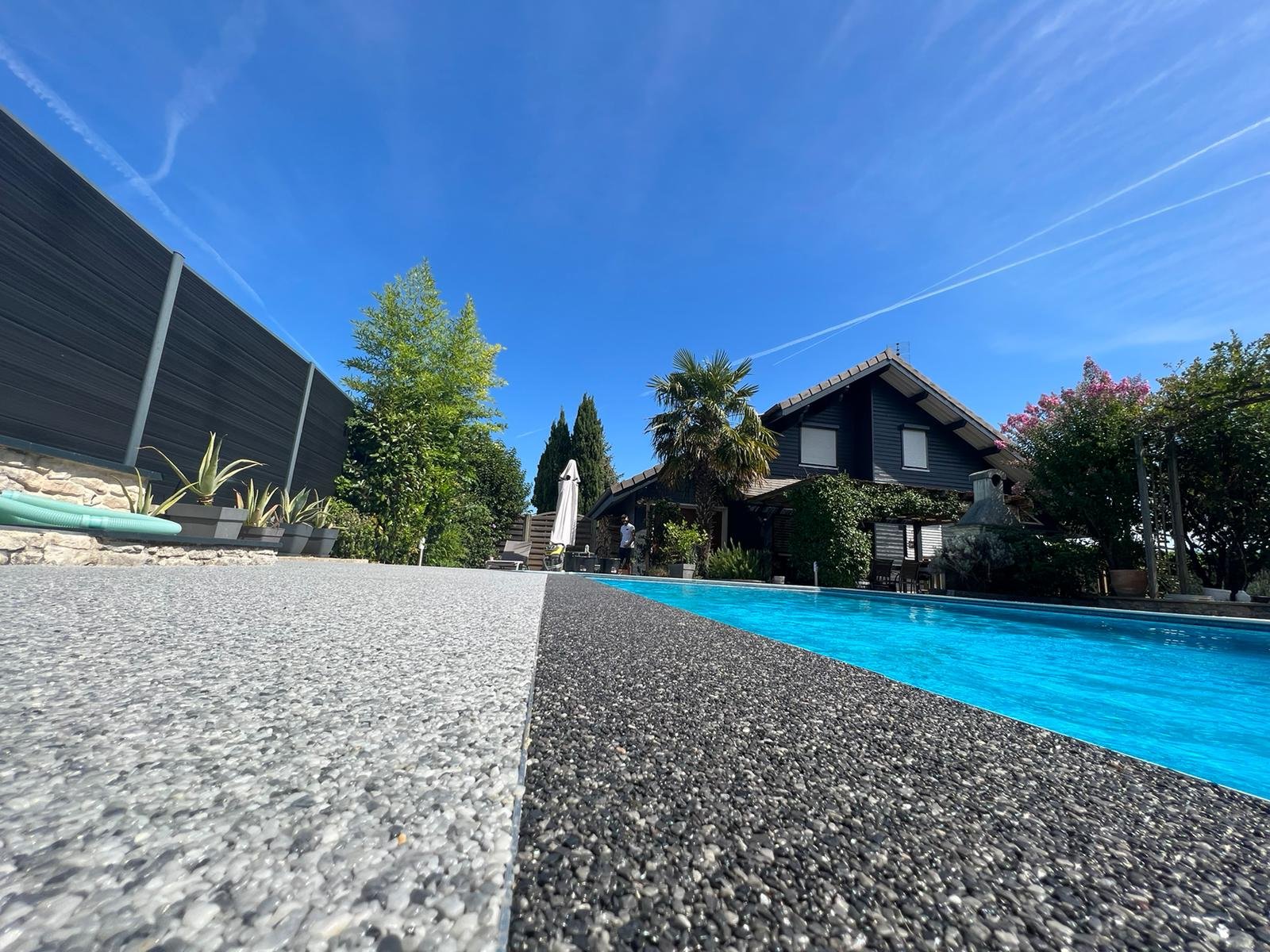 duo de gravillons marbe piscine gravillons marbre piscine- lucinges